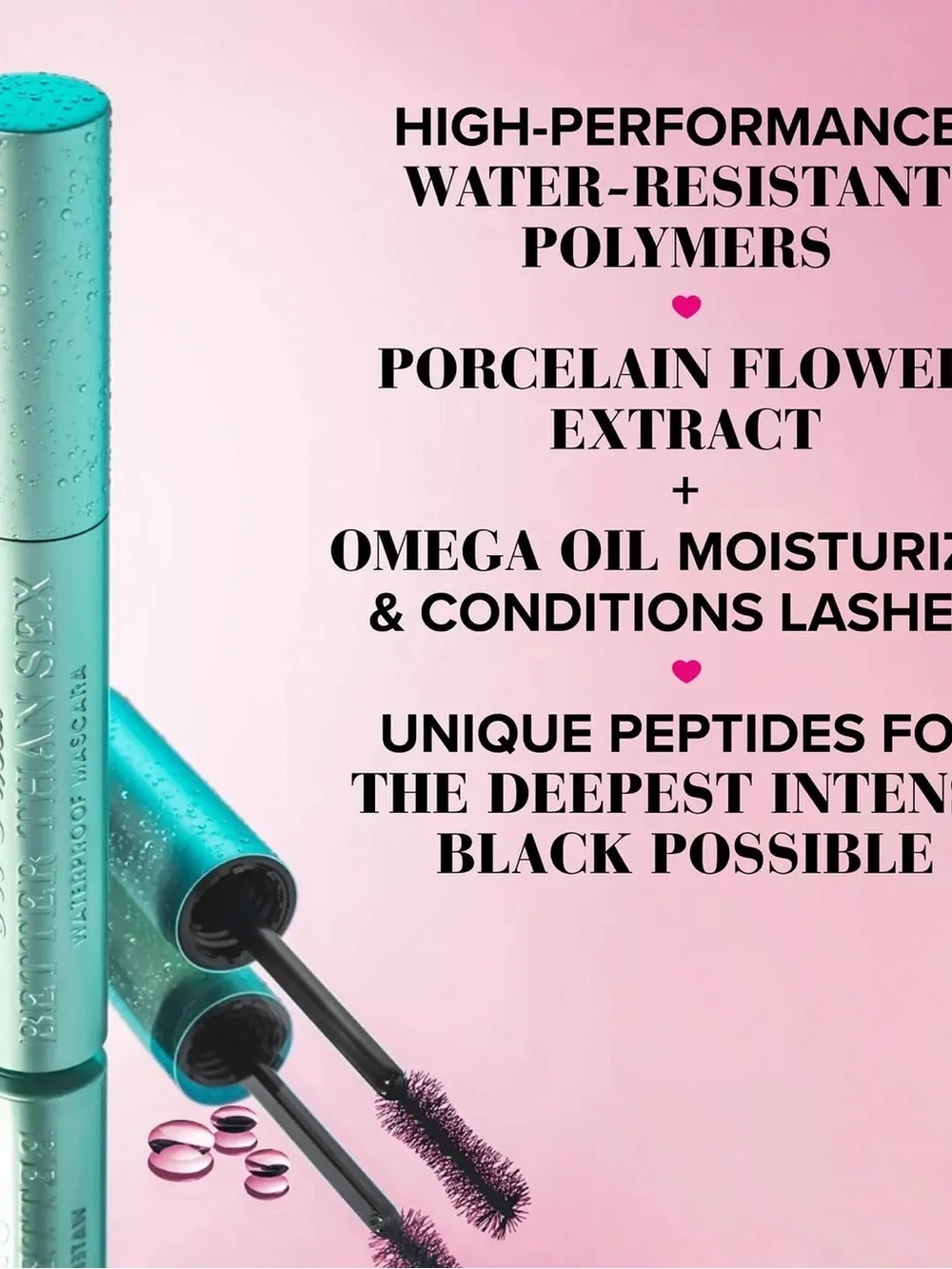 Too Faced Better Than Sex Volumizing & Lengthening Waterproof Mascara